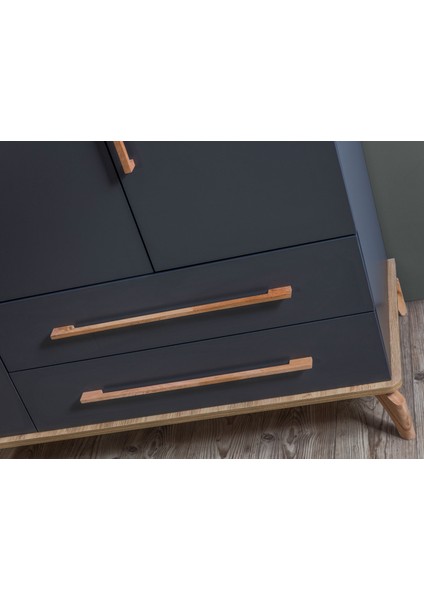 Gusto 3 Kapaklı 2 Çekmeceli Gardırop modelleri