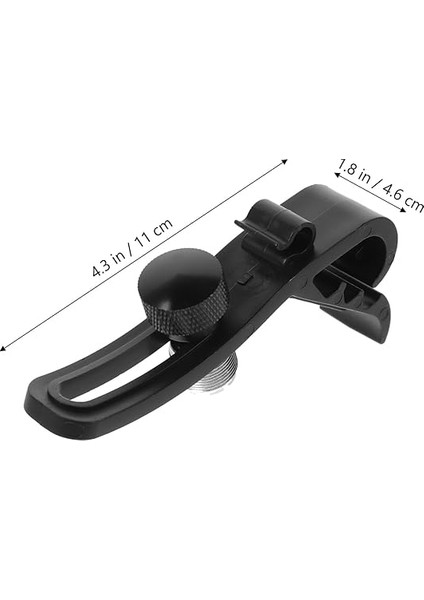 2 Adet Davul Mikrofon Kelepçesi Tutucu 5/8 Dişli Mikrofon Montajı Siyah Evrensel Davul Montajı Trampet Için fırsatları