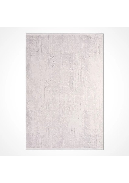 Lapice Modern Gri Beyaz Polyester Kaydırmaz Makine Halısı fiyatları