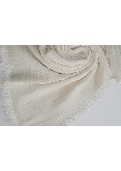 Müslin Bebek Battaniyesi, Erkek & Kız Bebekler Için Nefes Alabilen Cilt Dostu Bebek ve Çocuk Battaniyesi, UNISEX,%100 Pamuk, 4 Katlı Organik Bebek Battaniyesi 110”X 110” (Ekru) indirimleri