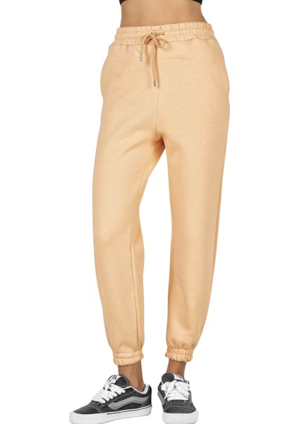 Yüksek Bel Kadın 3 Iplik Şardonlu Kışlık Eşofman Altı Bilek Boy Spor Eşofman Alt fırsatları