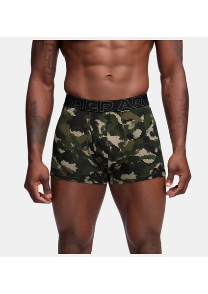 Erkek Ua Performance Cotton - Print 3 Inch Iç Giyim 1383892-391