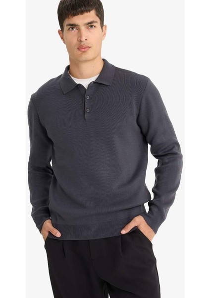 Erkek Kazak F1523AX/GR308 D.grey fiyatları