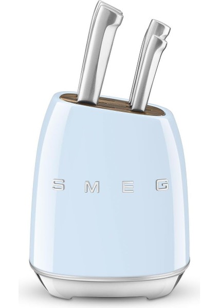 50&apos;s Style KBSF02 Pastel Mavi Bıçak Seti