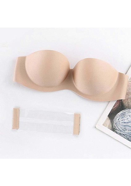 Dikişsiz Balensiz Hafif Destekli Lazer Kesim Izbırakmaz Görünmez Straplez Sütyen fırsatları