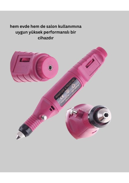 Profesyonel Tırnak Matkap Makinesi - USB Şarjlı, Ayarlanabilir Hız, Düşük Titreşimli ve Sessiz Çalışma modelleri