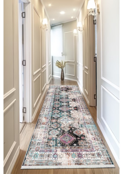 Pamuk Dokuma Taban Kaymaz Yıkanabilir Modern Yolluk Salon Yolluğu Mutfak Yolluğu Koridor Yolluğu Antre Halıları