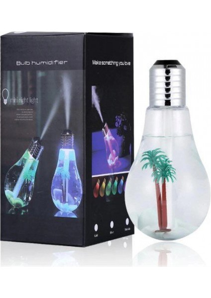 Hava Nemlendirici Ampul Görünümlü Hazneli Buhar Makinesi 400 Ml. (5324) modelleri