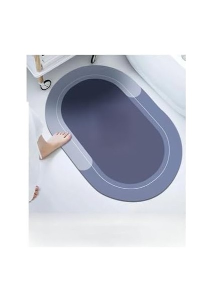 Özel Sihirli Su Emici Paspası Kaymaz Tabanlı Abdest Paspası 3,5 mm 40X60 fiyatları