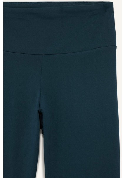 Fit Toparlayıcı Yüksek Bel Esnek Kumaş Basic Sporcu Tayt B4147AX25AU