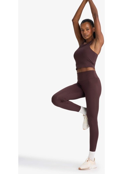 Fit Toparlayıcı Yüksek Bel Esnek Kumaş Basic Sporcu Tayt B4147AX25AU fiyatları