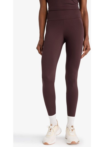 Fit Toparlayıcı Yüksek Bel Esnek Kumaş Basic Sporcu Tayt B4147AX25AU fırsatları