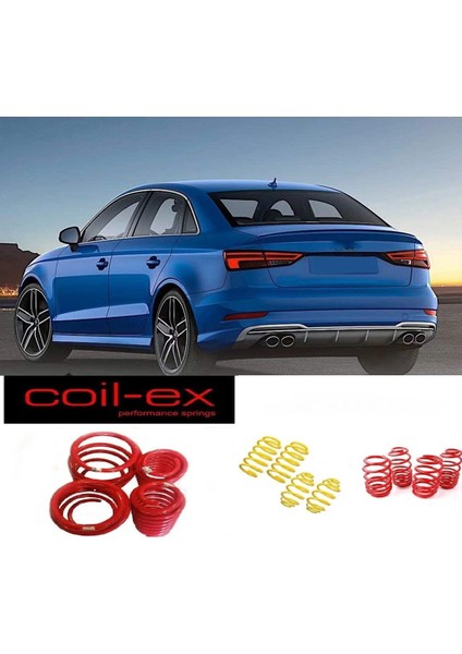 Audi A3 2013.2016 Coil-Ex 3.5cm Spor Helezon Yay