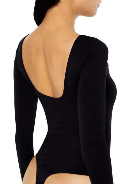 Dikişsiz Açık Sırt Bodysuit indirimleri