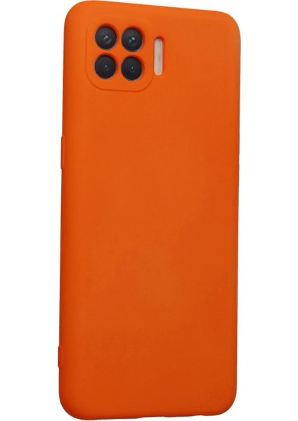 Oppo Reno 4 Lite Kılıf Nano Içi Kadife Silikon - Turuncu (K95) fiyatları