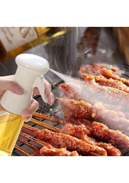 Çok Amaçlı Cam Şişe Püskürtmeli Dağıtıcı Yağdanlık Limonluk Sirke Sosluk Spreyi Beyaz (5324) modelleri