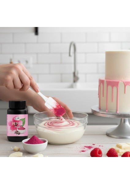 Toz Pembe Doğal Gıda Boyası 25 G – Bitkisel Kaynaklı, Pasta ve Tatlılar Için Katkısız Renk Boyası fiyatları