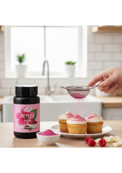 Toz Pembe Doğal Gıda Boyası 25 G – Bitkisel Kaynaklı, Pasta ve Tatlılar Için Katkısız Renk Boyası modelleri
