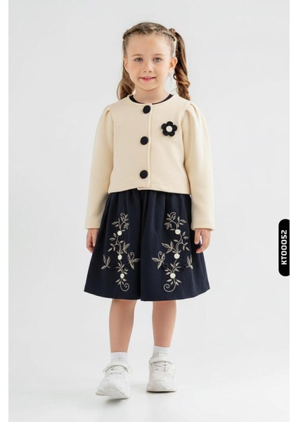 Kız Çocuk Elbise 4-7 Yaş 52072