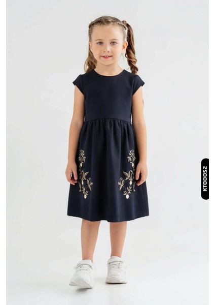 Kız Çocuk Elbise 4-7 Yaş 52072 modelleri