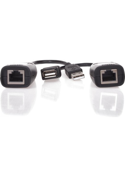 CU824 USB RJ45 Extender Plastik 45M Uzatıcı