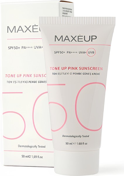 Pembe Ton Eşitleyici Aydınlatıcı Güneş Kremi | Hyaluronik Asit | 50 ML | SPF50+/PA++++ indirimleri