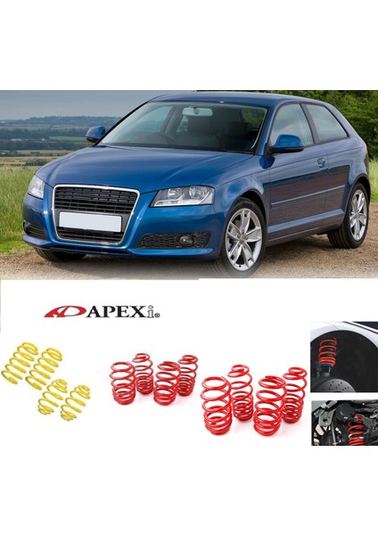 Audi A3 2009-2012 Apexi 3.5cm Helezon Spor Yay