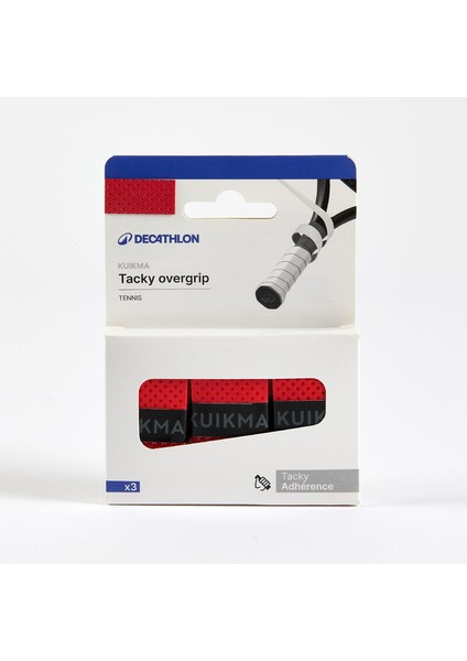 Tenis Overgrip - Siyah - 3 Adet - TACKY