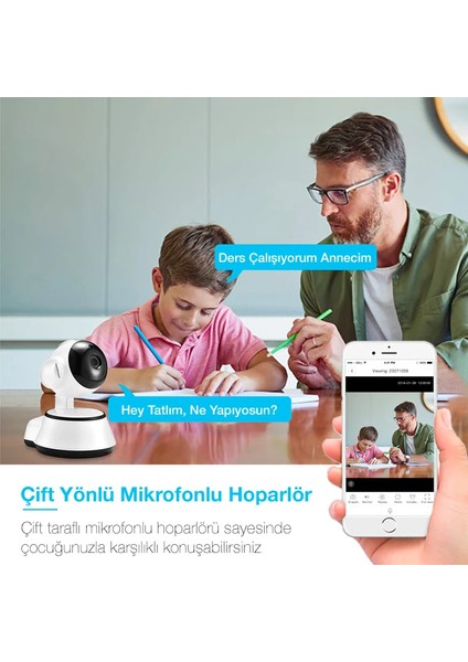Ally V380 1080P Hd Gece Görüşlü Hareket Sensörlü Wıfı Güvenlik KAMERASI-(5775) fırsatları