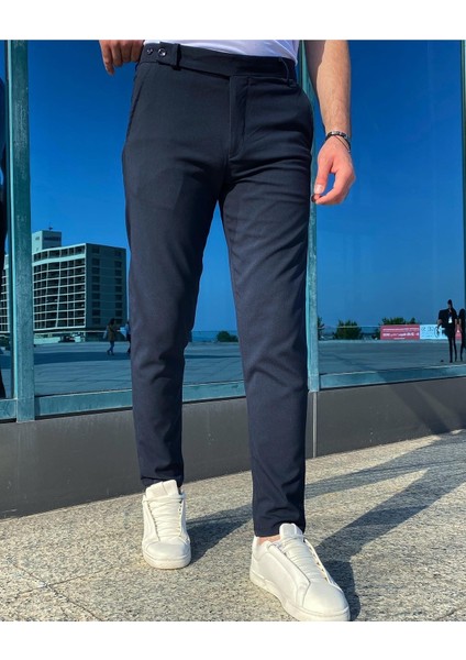 Slim Fit Dar Kesim Italyan Model Kumaş Pantolon