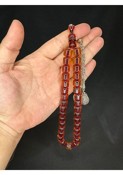 Toz Kehribar Tesbih Bal Renkli Kapsül Kesim 11MMX10MM T-567 fırsatları