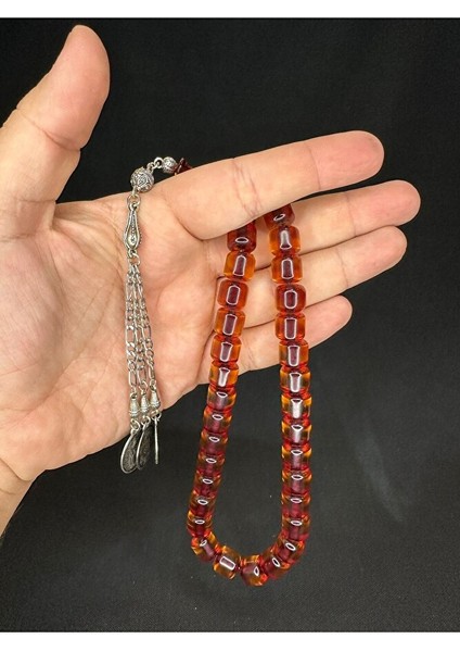 Toz Kehribar Tesbih Bal Renkli Kapsül Kesim 11MMX10MM T-567 indirimleri