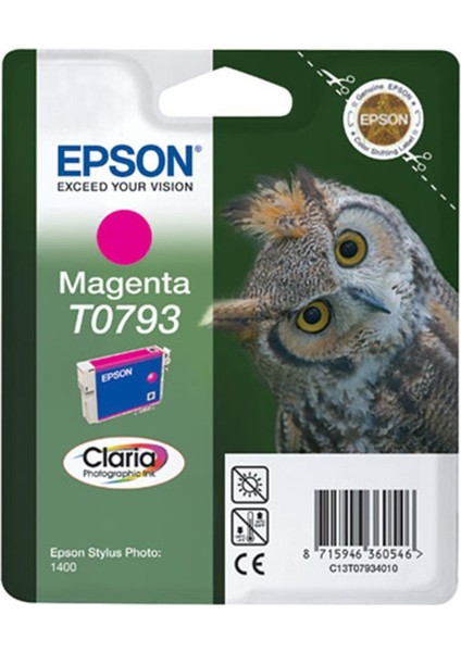 1400-P50 Magenta Kırmızı Mürekkep Kartuş T07934020