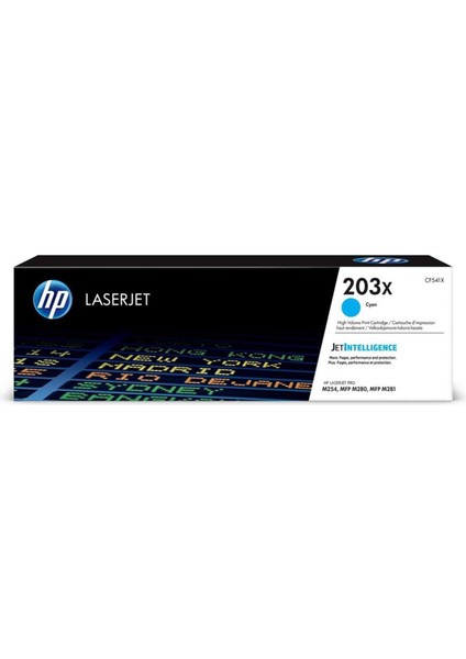 203X Cyan Mavi Yüksek Kapasite 2.500 Sayfa Toner CF541X