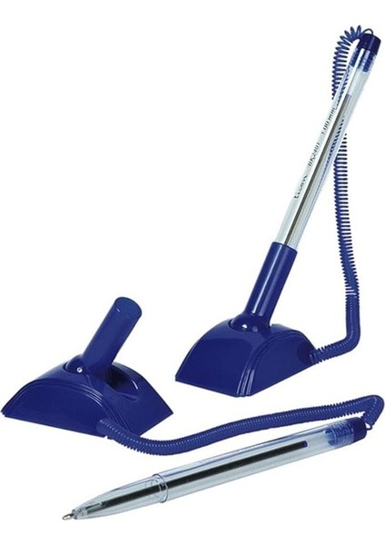 Spiralli Banko ve Masa Kalemi 1 Mm. Mavi BK2401