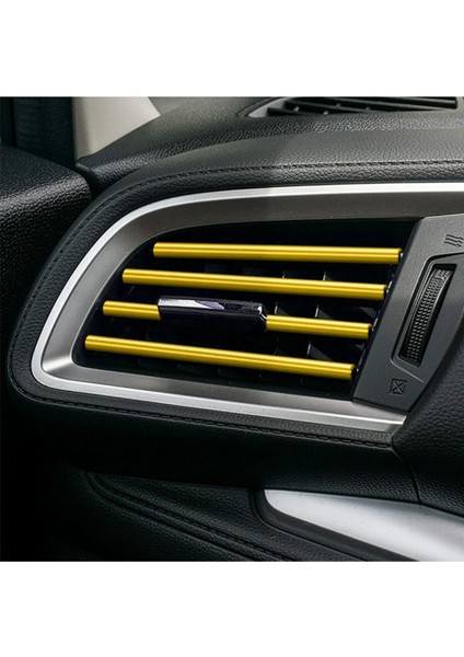 Araç Içi Klima Havalandırma Izgarası Dekoratif Şerit Trim Seti Gold indirimleri