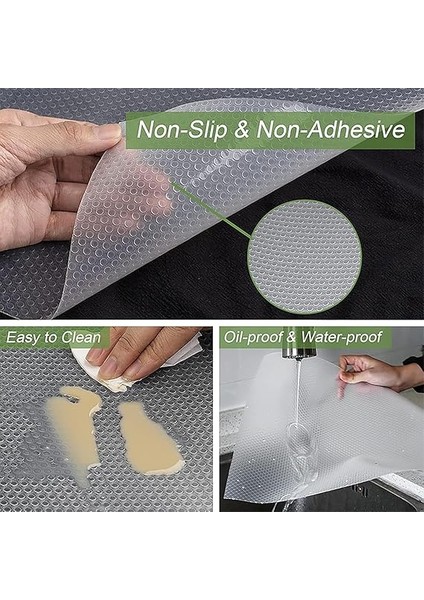 Home 10 m×45 cm Eva Pıtırcık Raf ve Çekmece Örtüsü – Kesilebilir Şeffaf Silikon & Eva Kaymaz Mat, Mutfak Dolabı, Buzdolabı ve Çekmeceler Için Koruyucu, Yıkanabilir Silinebilir fiyatları