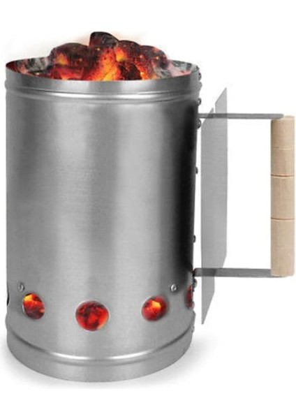 Mangal Barbekü Yakma Seti Kormatik Çıra Yelpaze Maşa Eldiven Fırça Közmatik Mangal Yak 6 Parça Set modelleri