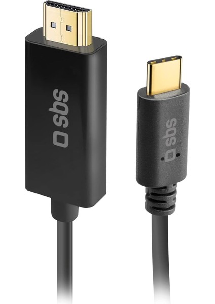 Video Adaptör Kablosu, Altın Kaplama Usb-C - HDMI Bağlantıları, Akıllı Telefonlar, Pc'ler, Imac'ler, Macbook'lar, Ipad'ler, Projektörler, Televizyonlar Için 4k/5k Kablo Uzunluğunda