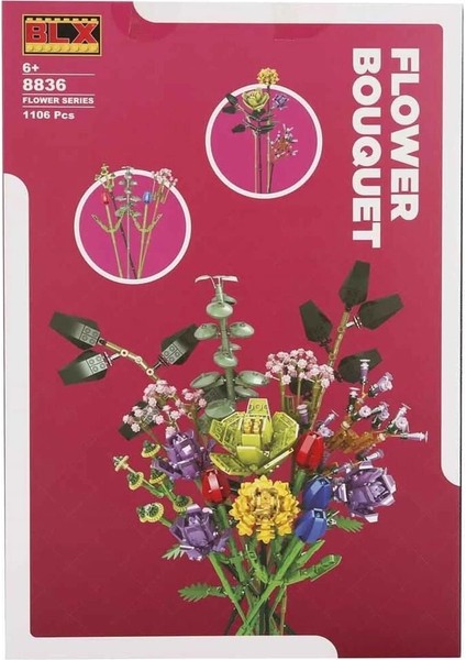Flower Set Çiçek Buketi 1106 Prç fırsatları