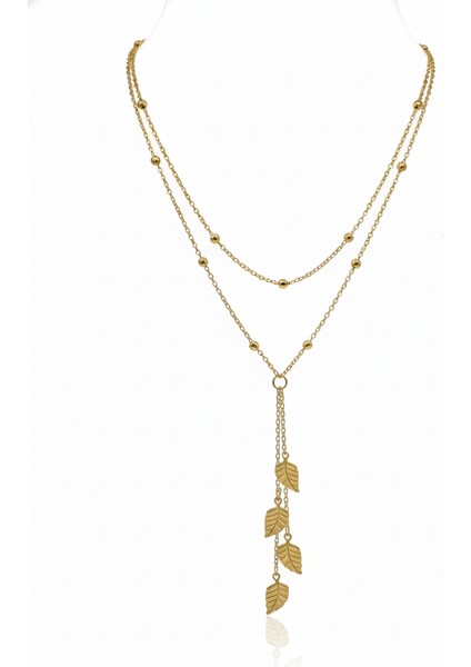 Düşen Yapraklar Altın Zincir Kolye fiyatları