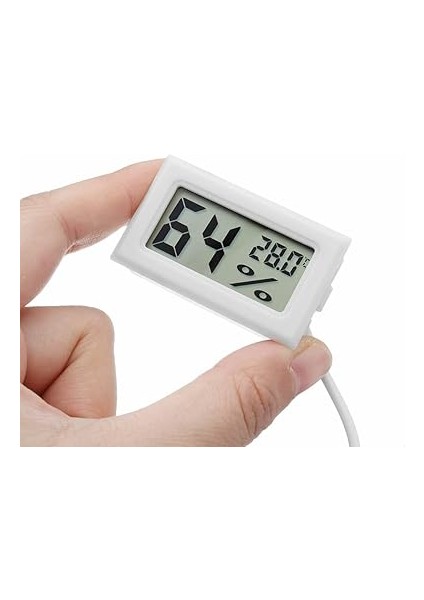 Nem Sıcaklık Ölçer Ekran Dijital Termometre Kuluçka Sera Depo Ev Oda Ofis Medikal Panel Montaj Kutu modelleri