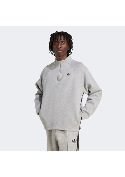 Spacer Drıll Tt Erkek Gri Sweatshirt.-