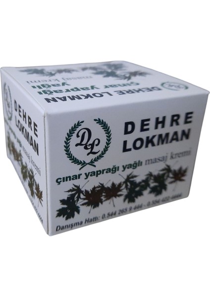 Çınar Yaprağı Yağlı Masaj Kremi 70 gr