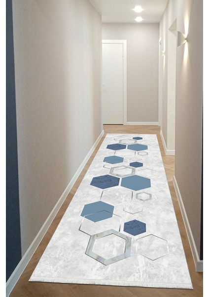 Pamuk Dokuma Taban Kaymaz Yıkanabilir Modern Yolluk Salon Yolluğu Mutfak Yolluğu Koridor Yolluğu Antre Halıları