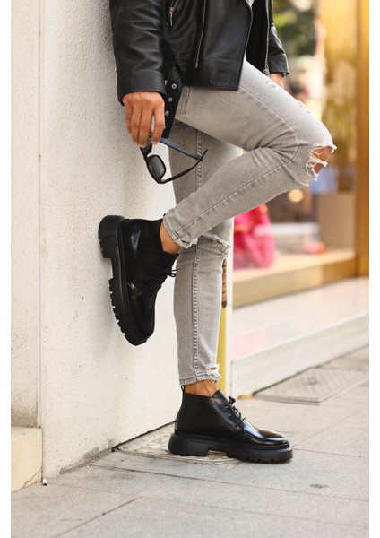 LFR-9068 Acma Merdane Bot Siyah