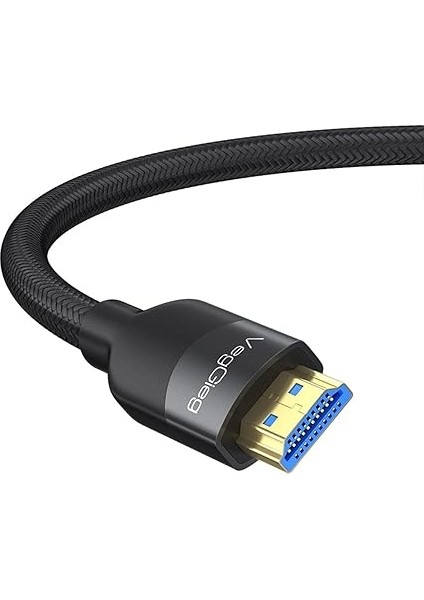 Premium 4K 60Hz Hdcp Arc Hdr Örgülü HDMI 2.1 Kablo 20 Metre fırsatları