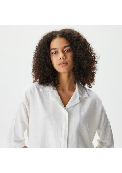 Kadın Beyaz Oversize Gömlek fırsatları