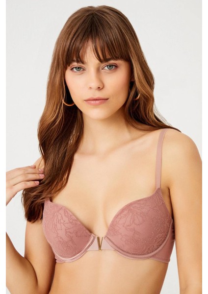 Violet V Dantel Sütyen Takımı