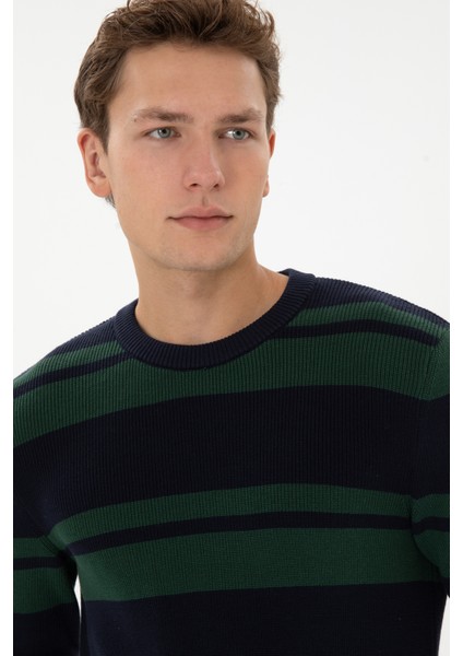 Erkek Lacivert Kazak /triko 50314952-VR033 fiyatları